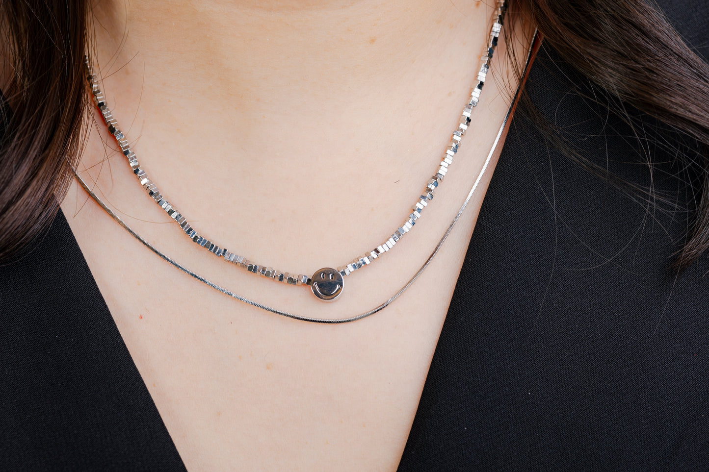 Smiley Pea Necklace