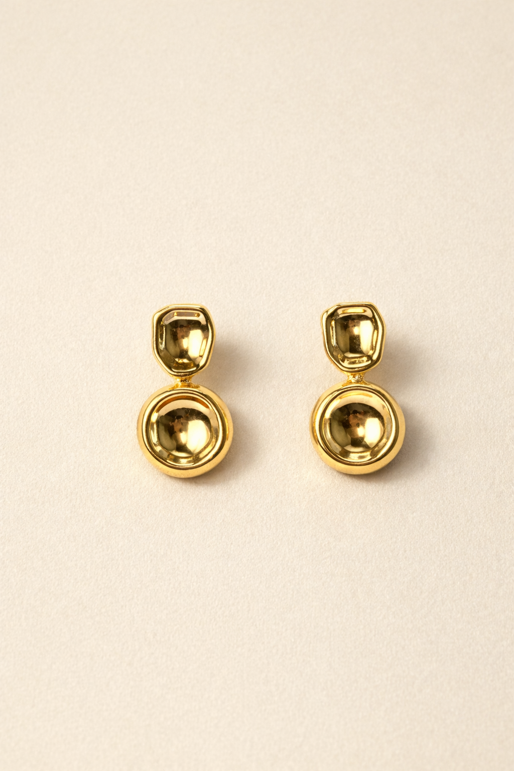 Duo Earrings Gold