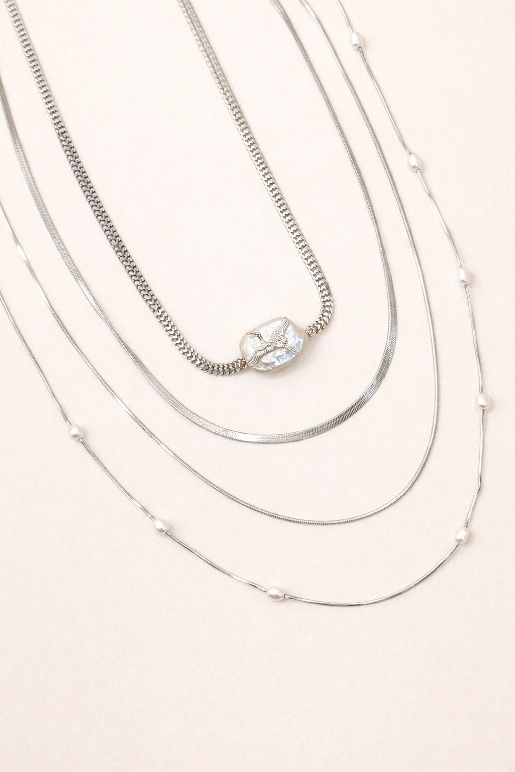 Elia Necklace Silver