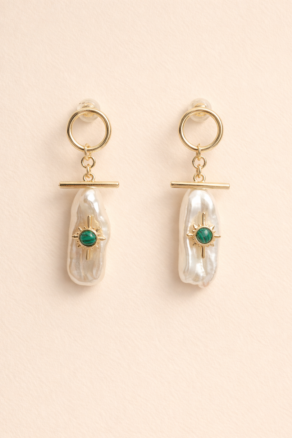 Eloise Earrings Green