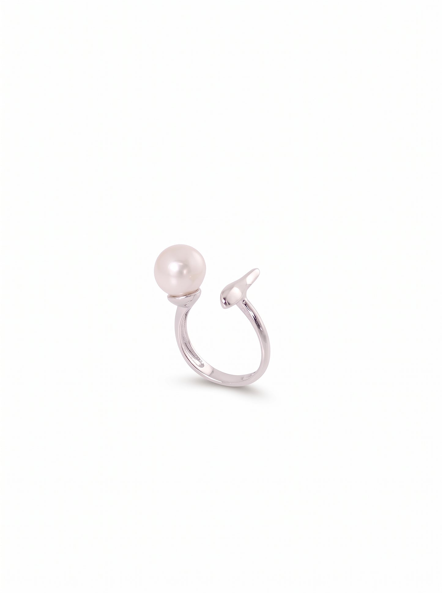 Grace Arc Silver Ring