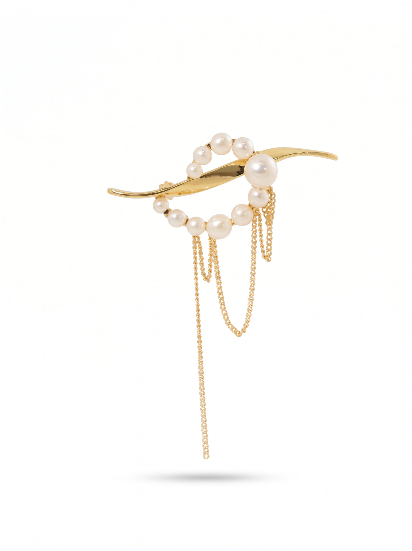 Jia Luxe Gold Brooch