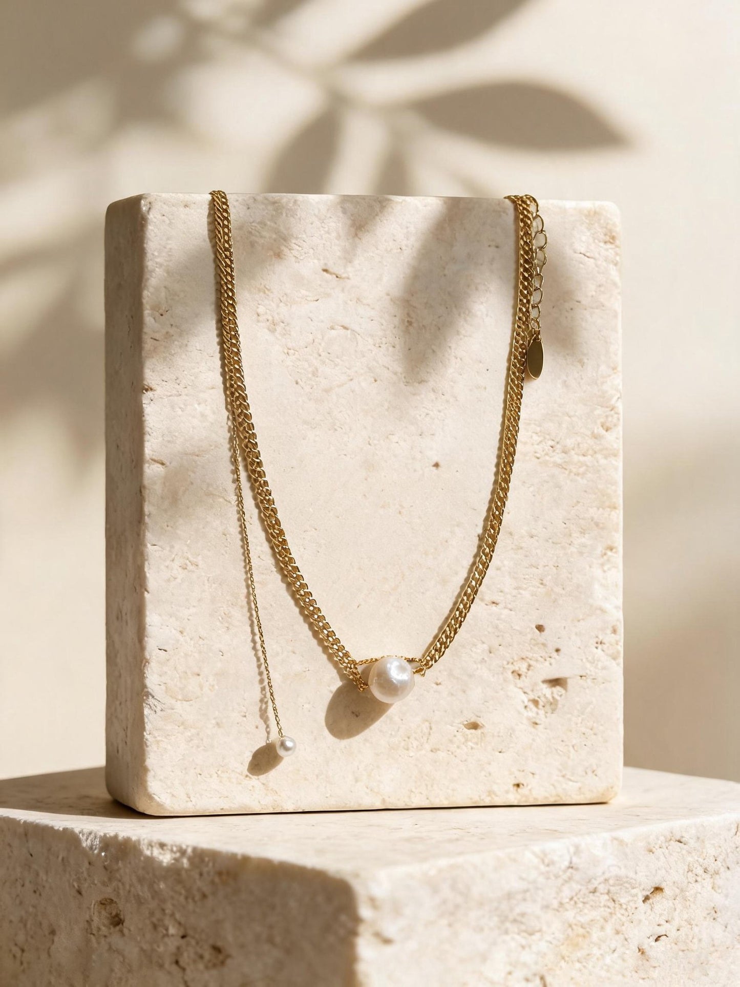 Maeve Duo Necklace Gold