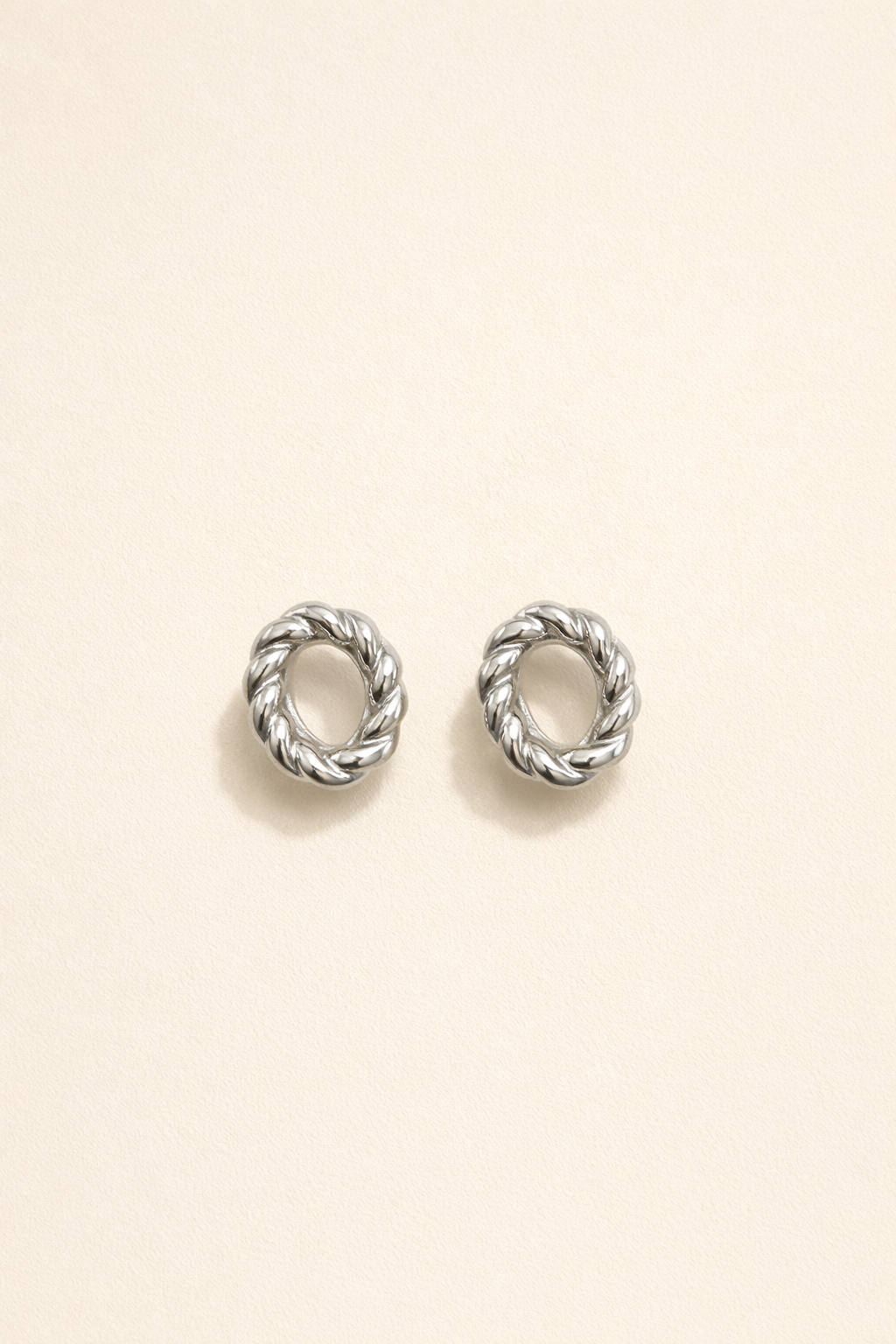Twist Earrings Silver