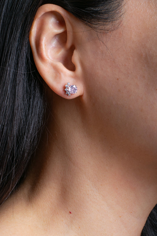 Nova Earrings Pink