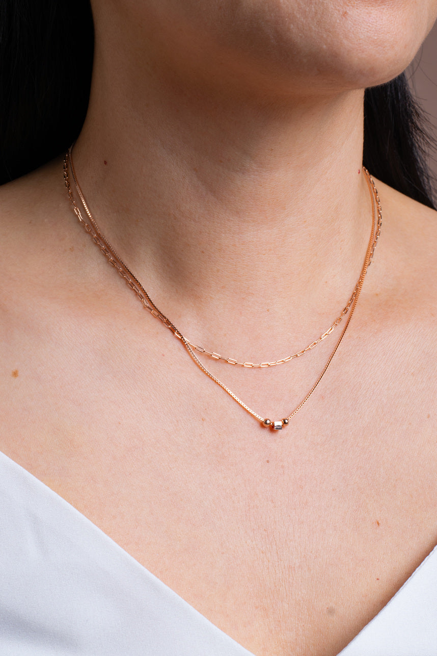 Meliora Necklace Rose Gold