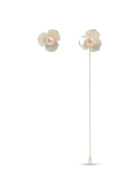 Plumeria Thread Earrings