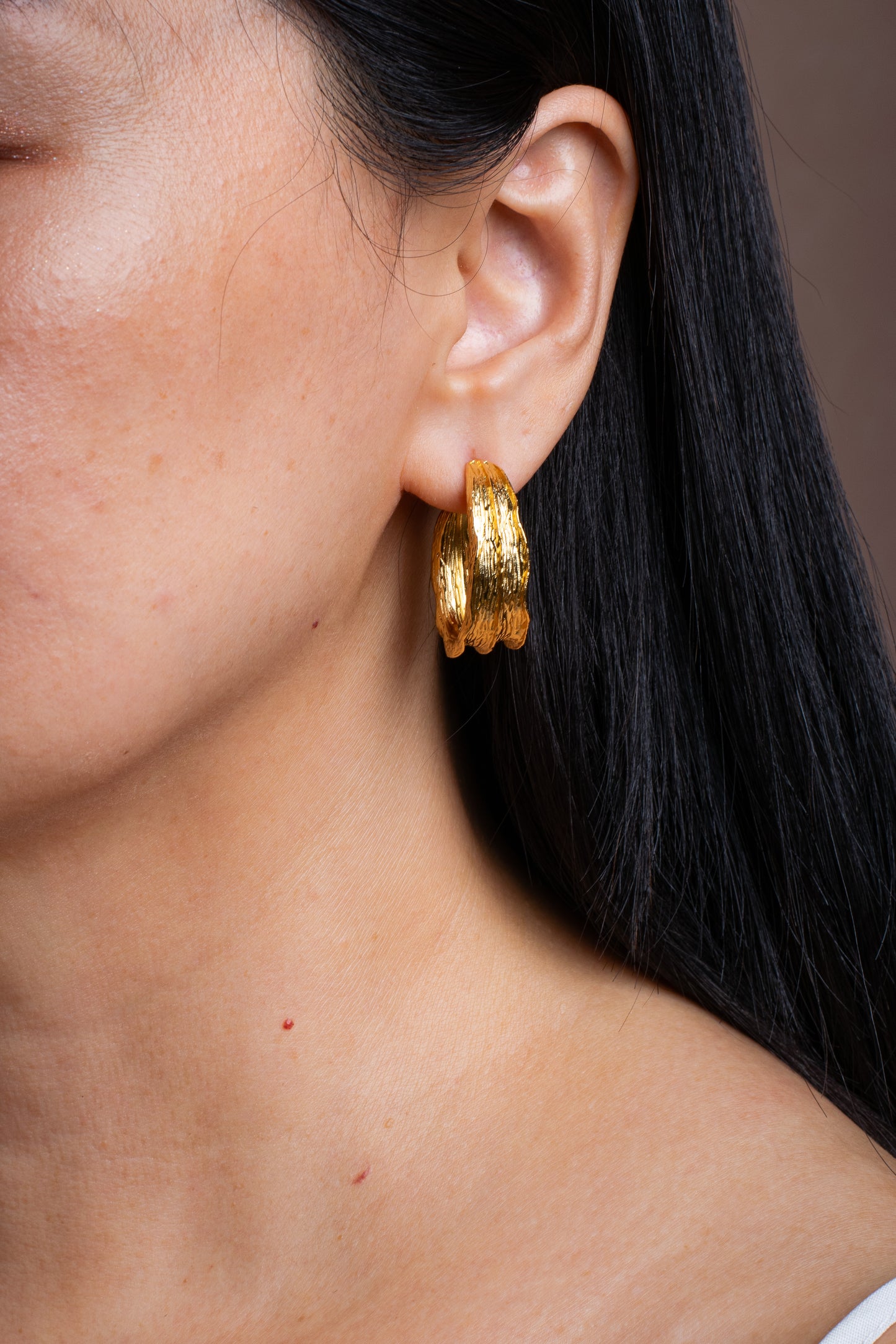 Ray Earrings Gold