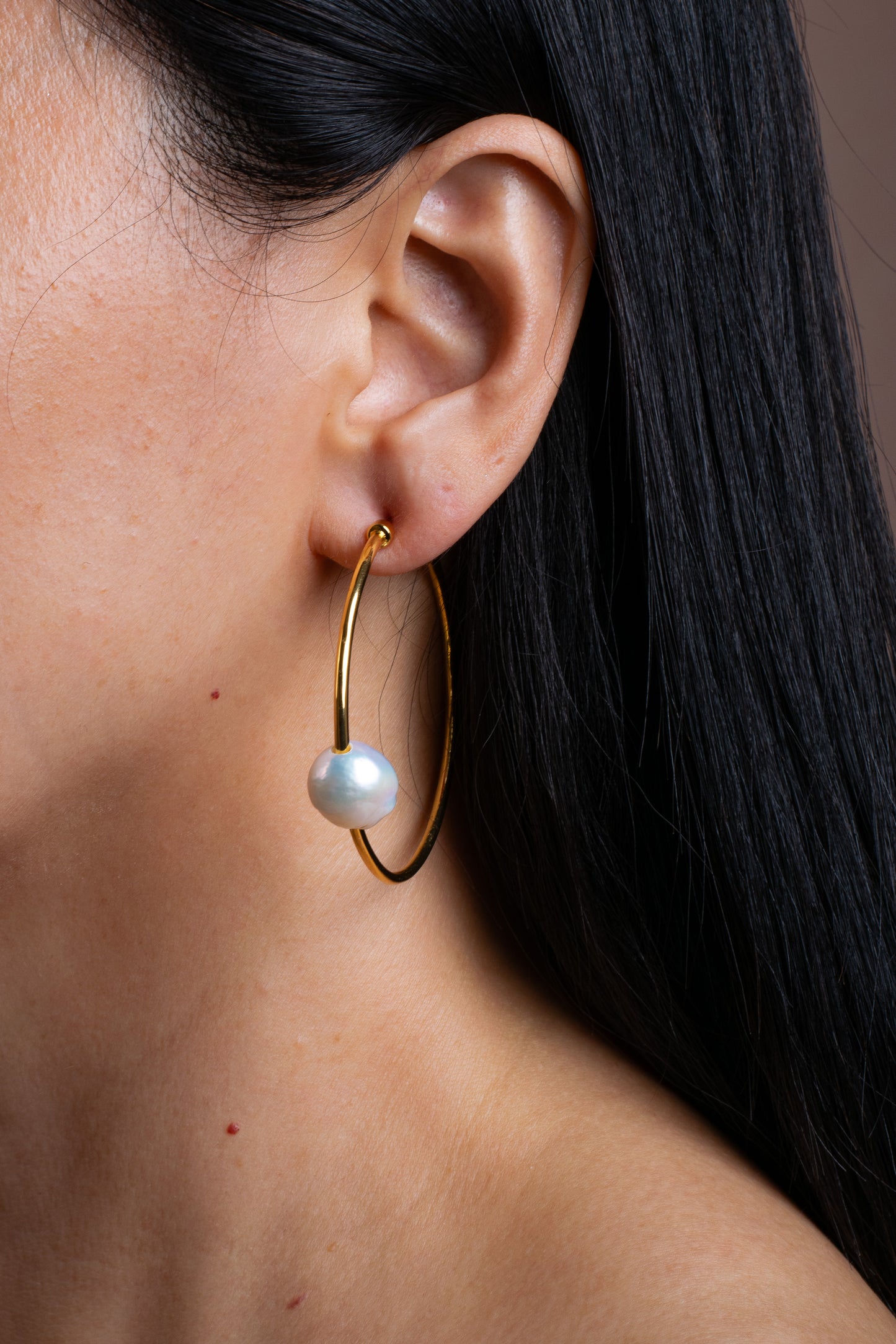 Halo Earrings Gold