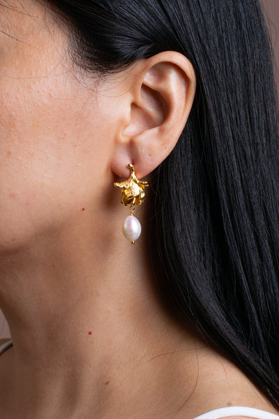 Bloom Earrings Gold