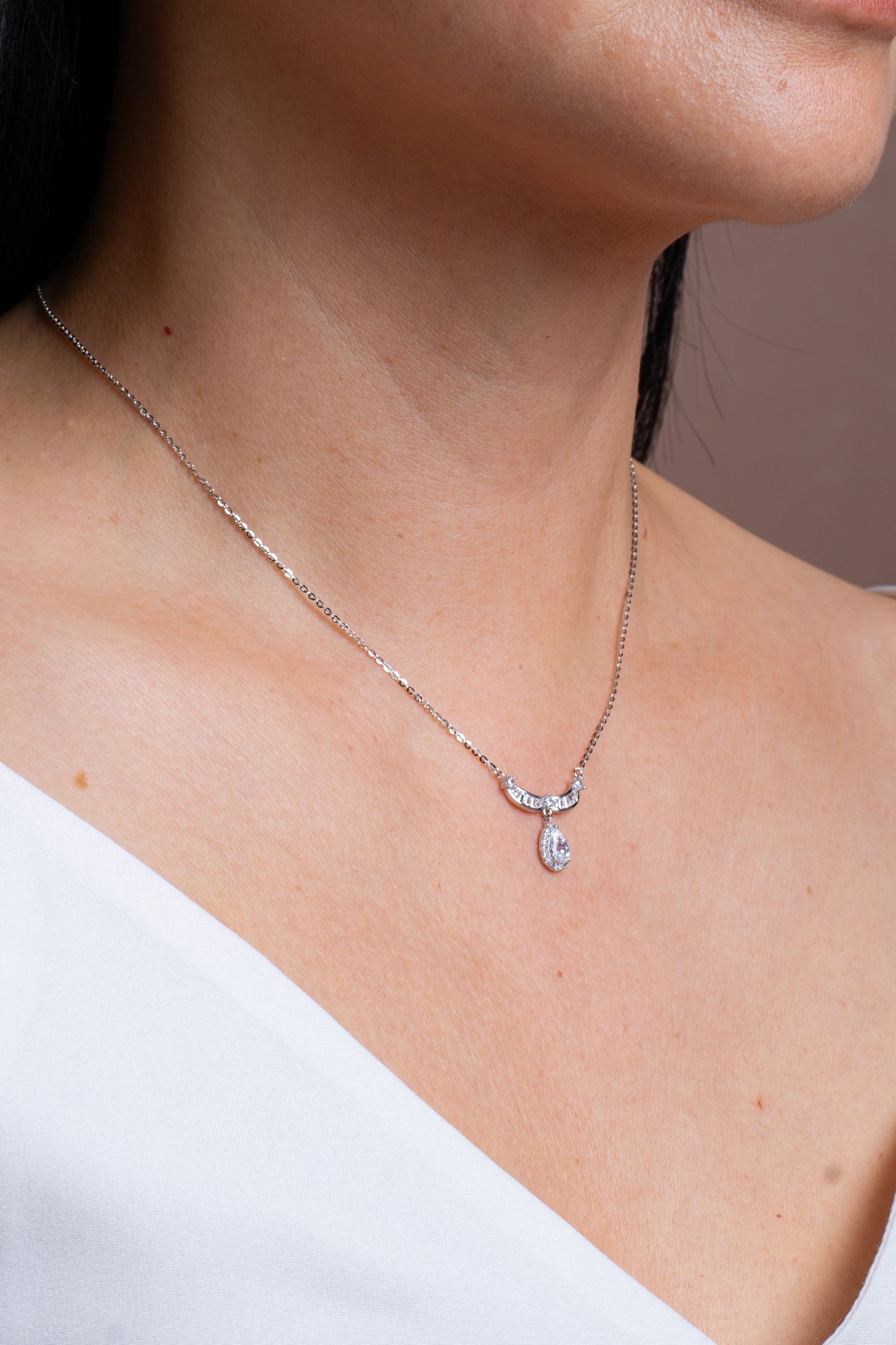 Alba Necklace Silver