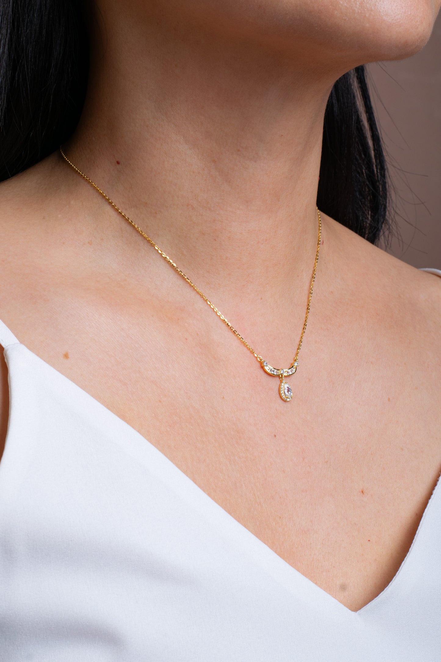 Alba Necklace Gold