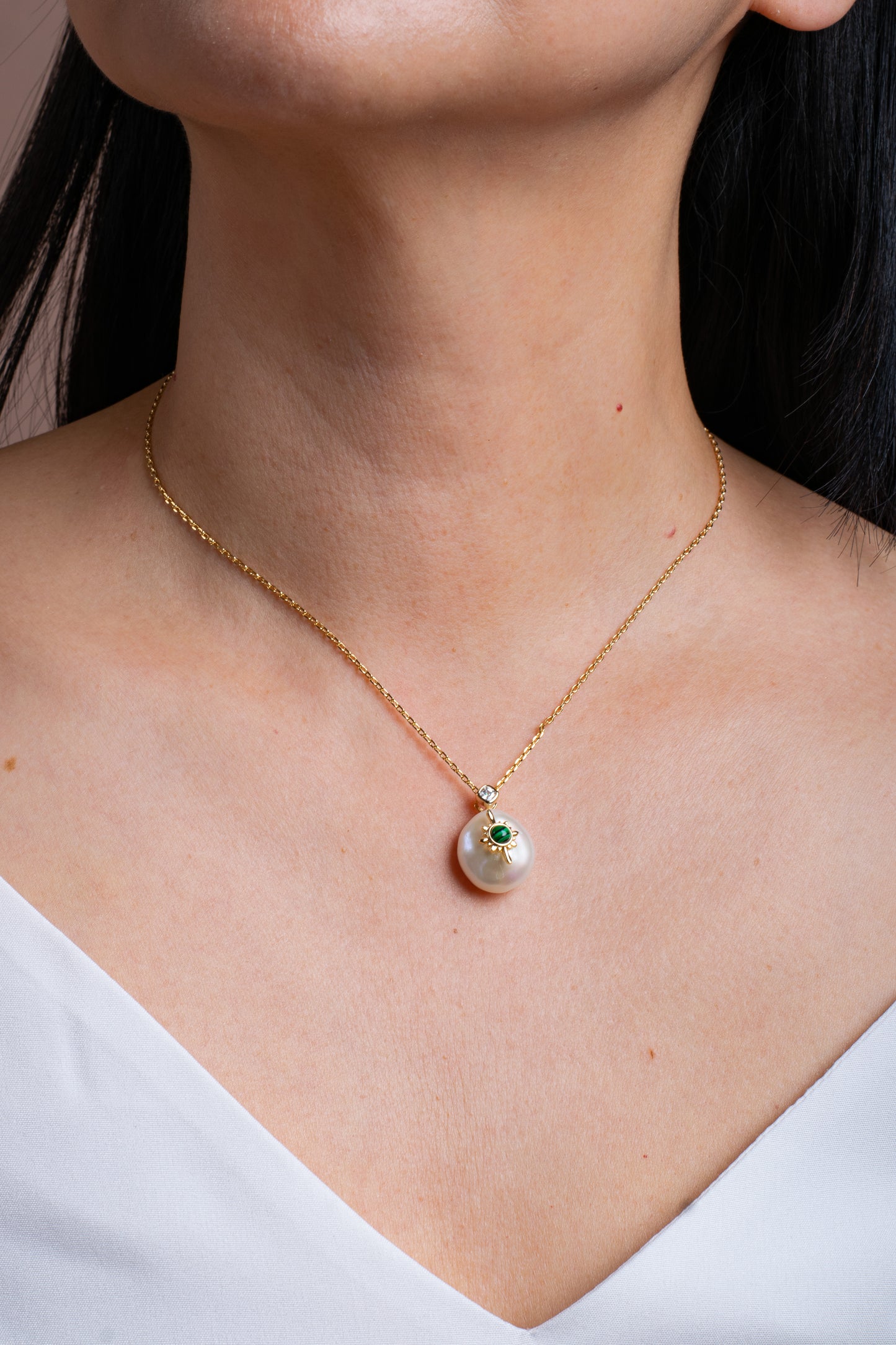 Eloise Necklace Green