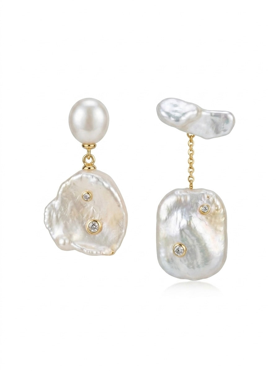 Marie Pearl Drop Earrings