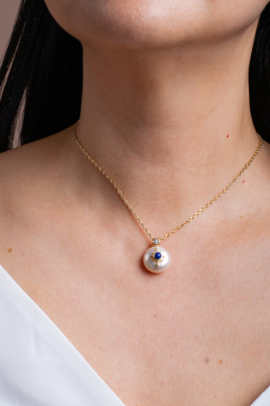 Eloise Necklace Blue