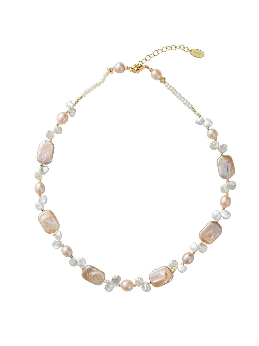 Vina Pastel Pearl Necklace