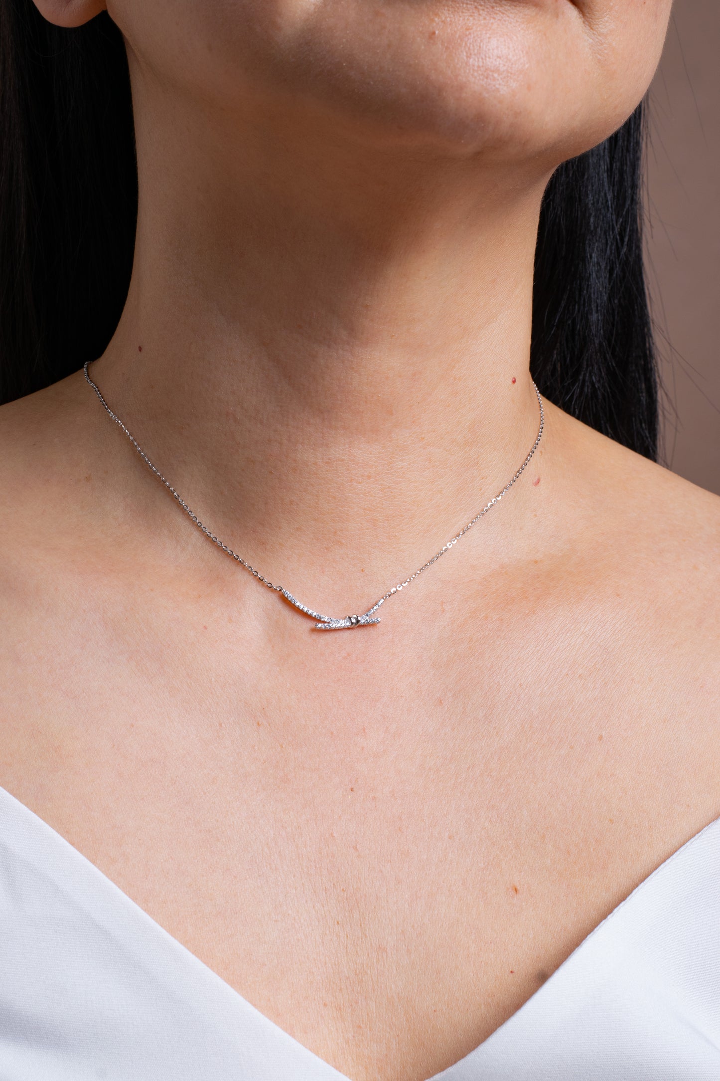 Caelis Necklace Silver