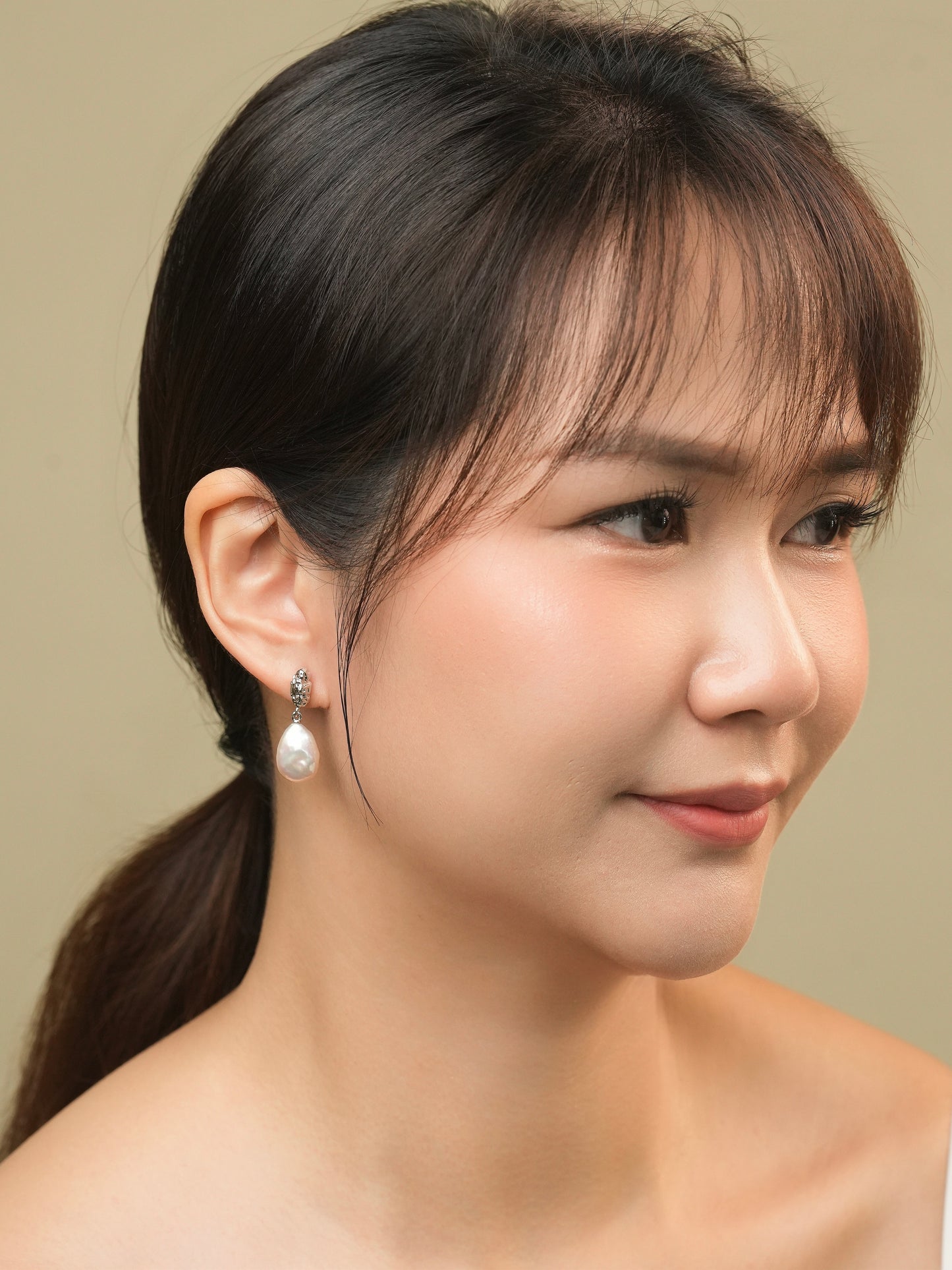 Agnes Earrings Sliver