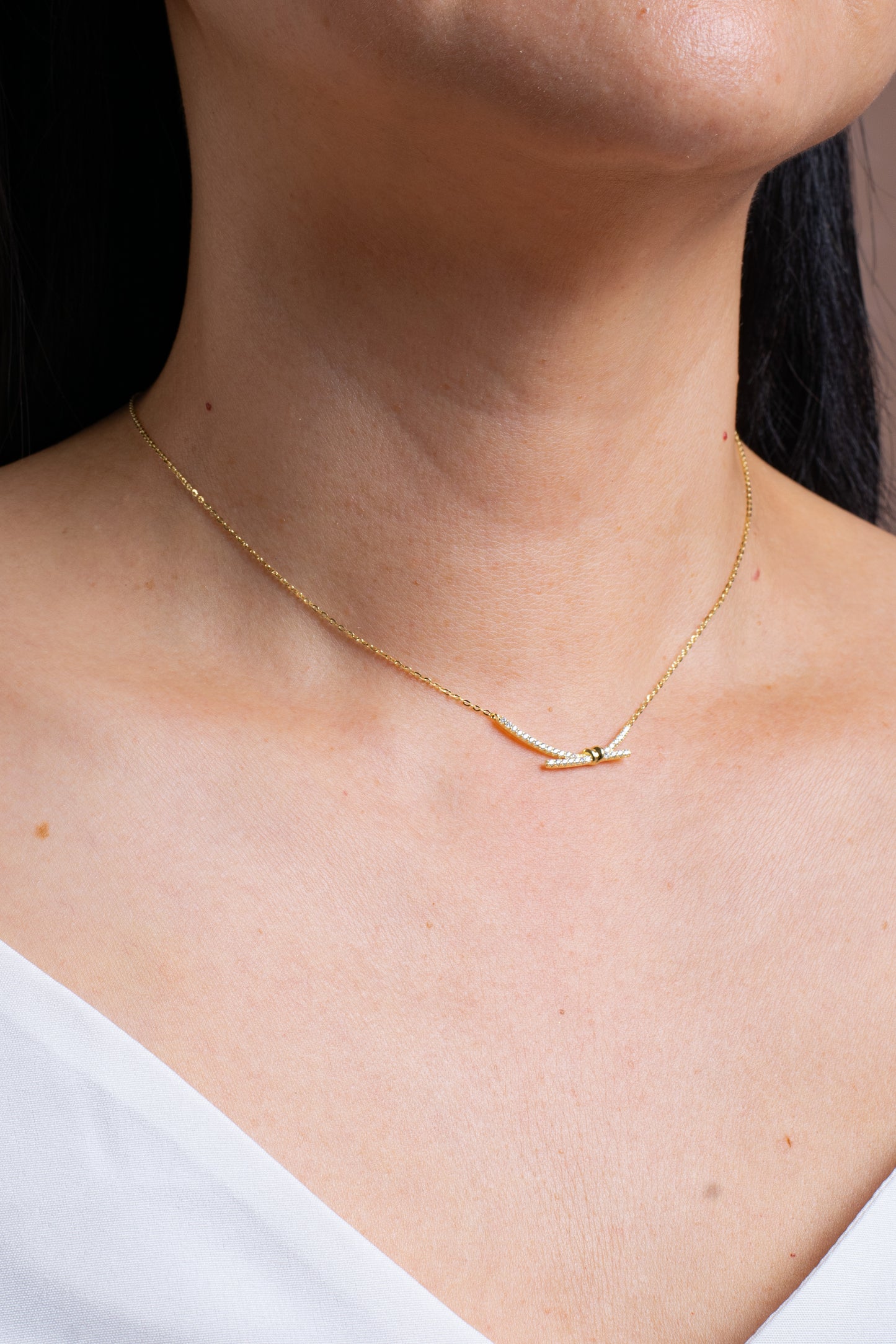 Caelis Necklace Gold