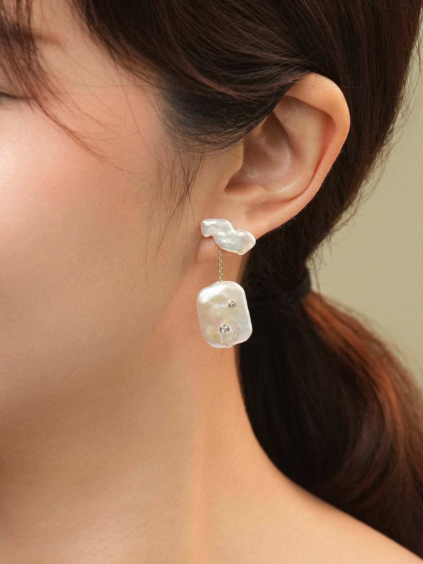 Marie Pearl Drop Earrings