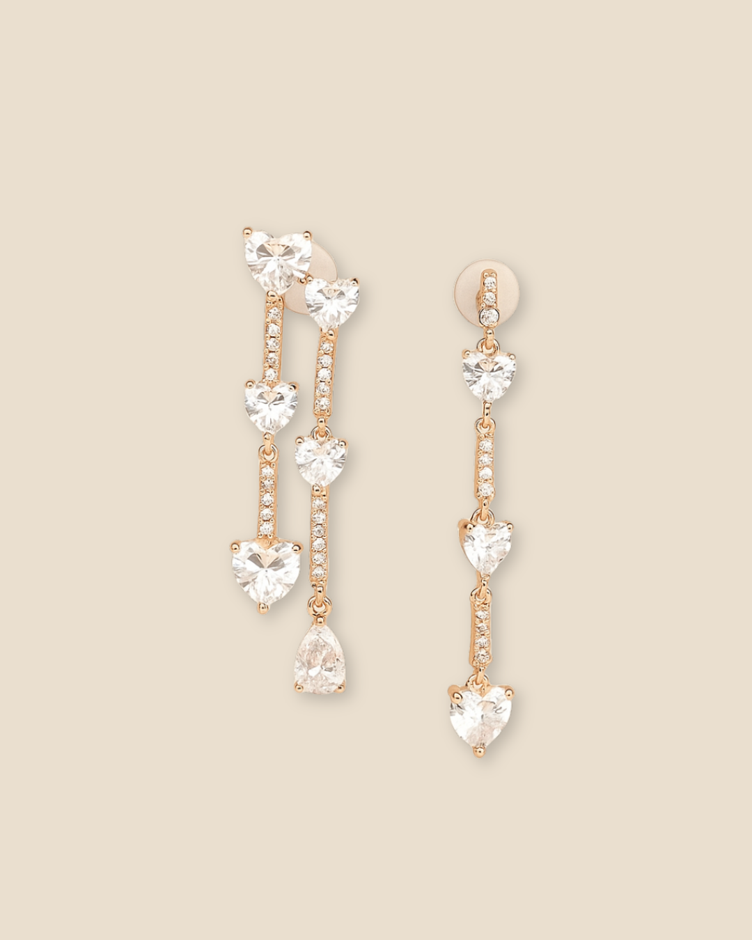 Aeris Earrings Rose Gold