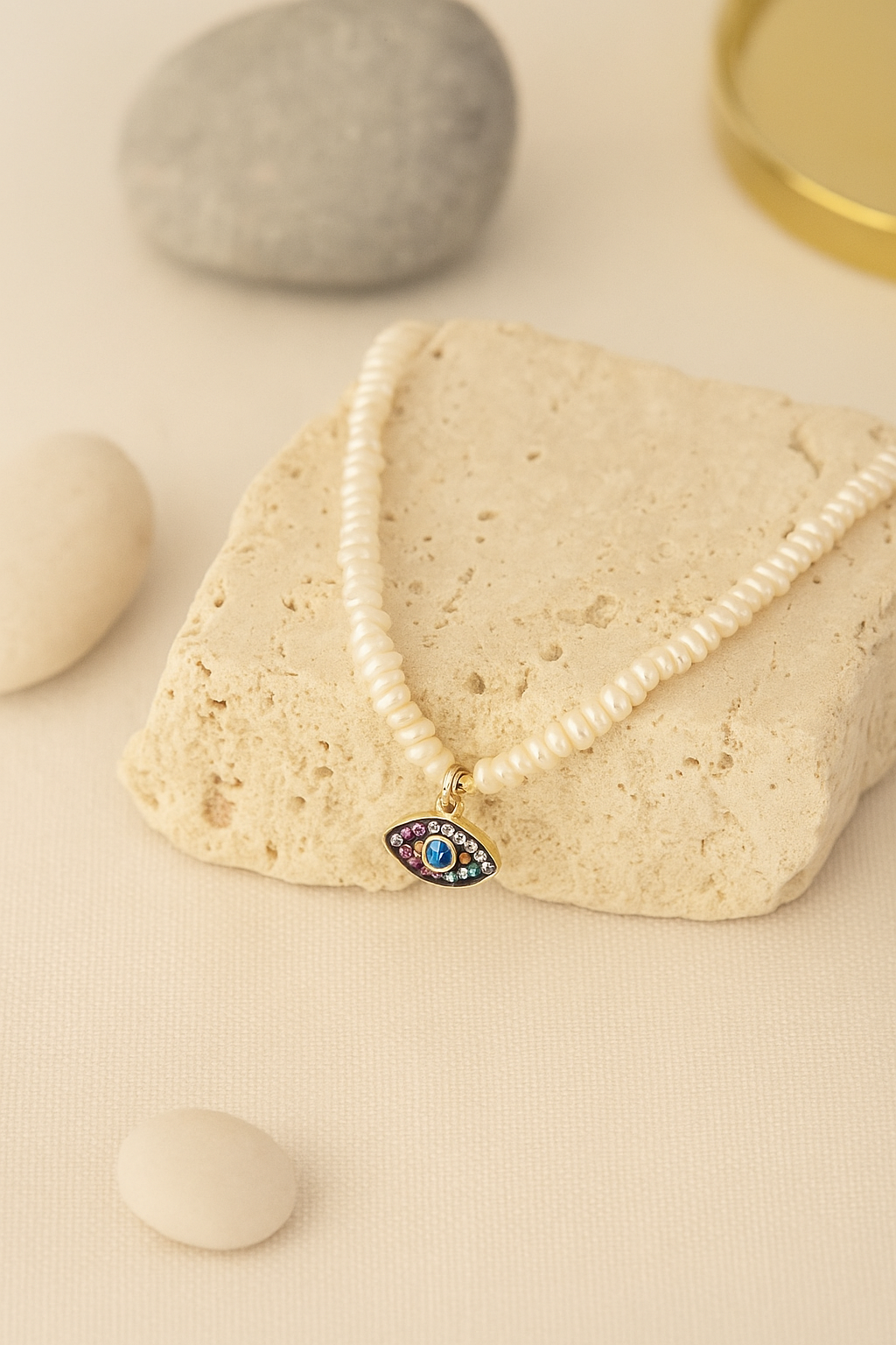 Amara Midnight Eye Necklace