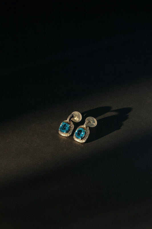 Aura Earrings Blue