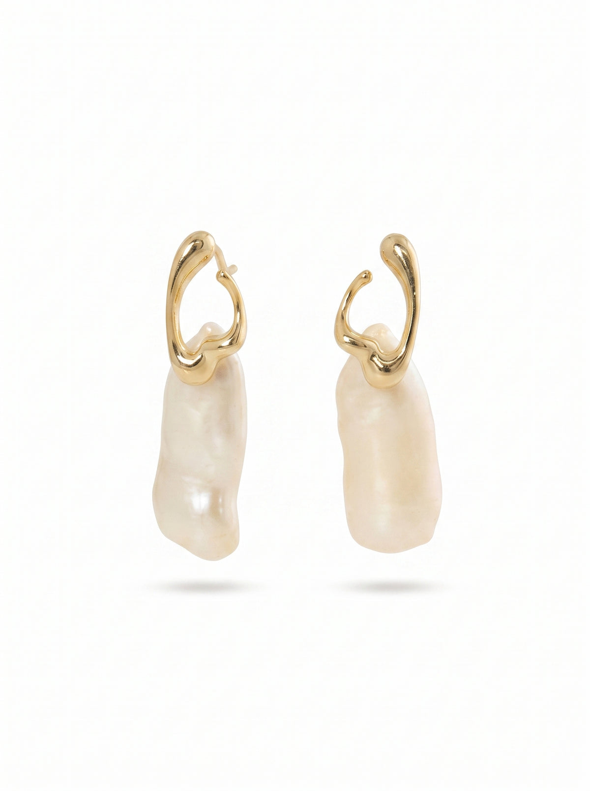 Bree Sculpted Gold Earrings