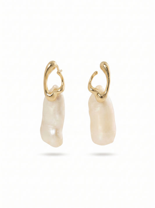 Bree Sculpted Gold Earrings
