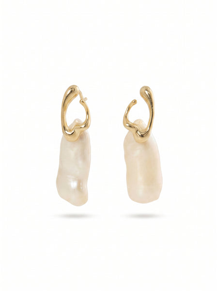 Bree Sculpted Gold Earrings