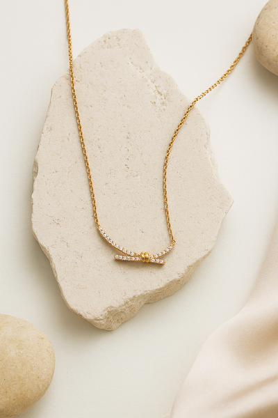 Caelis Necklace Rose Gold