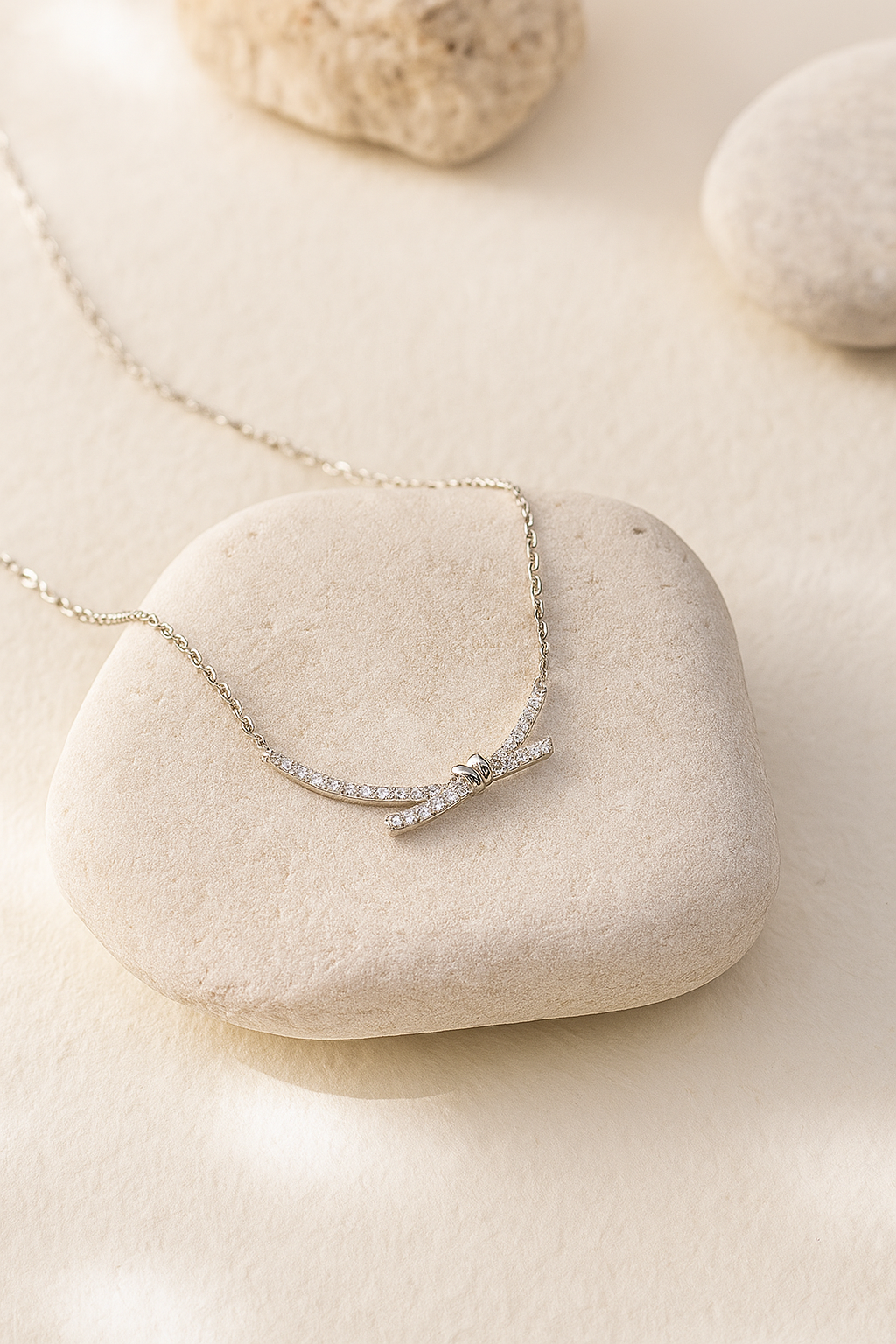 Caelis Necklace Silver