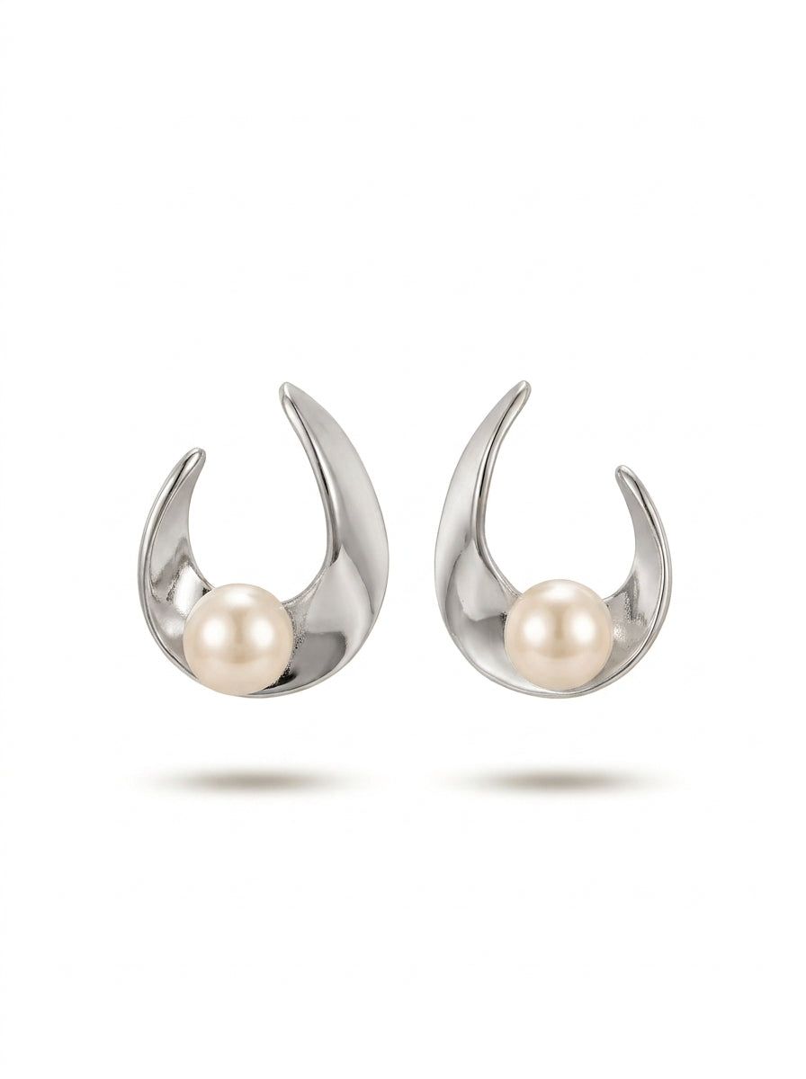 Calla Earrings Silver