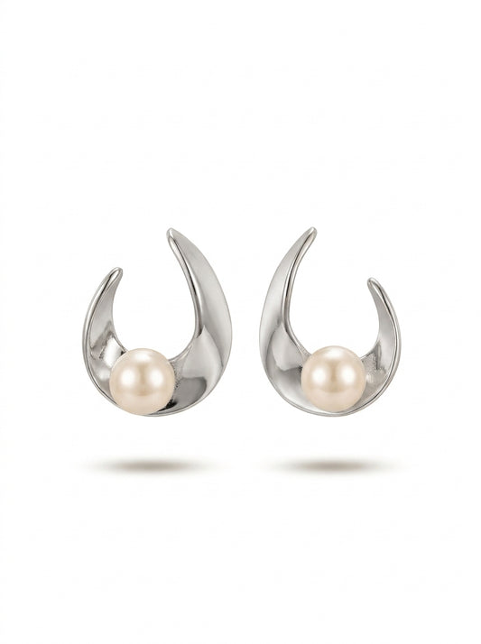 Calla Earrings Silver