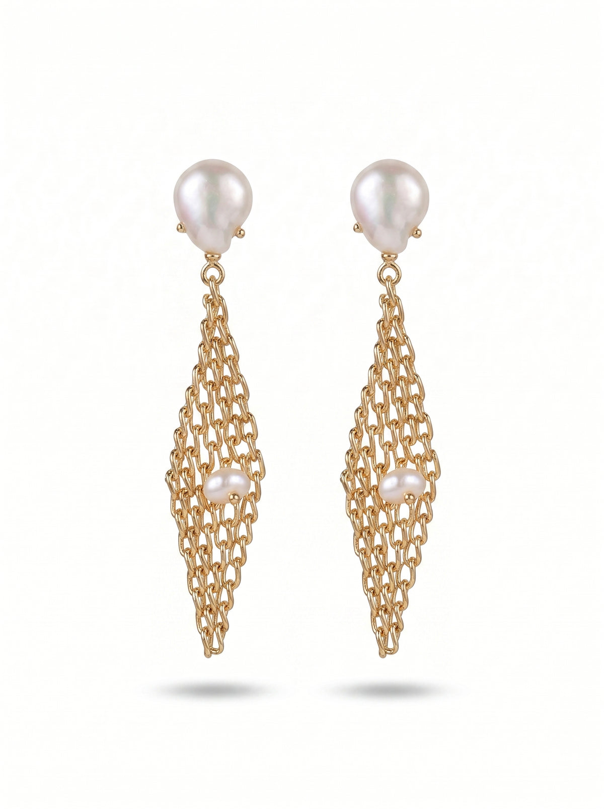 Cassy Mesh Drop Earrings