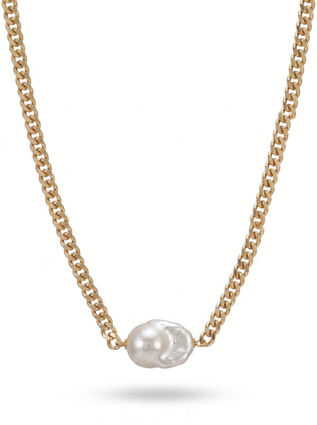 Dion Barque Link Gold Necklace