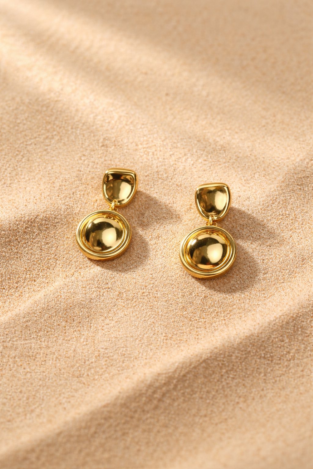 Duo Earrings Gold