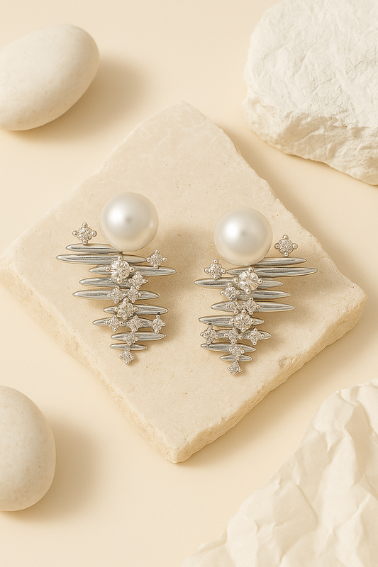 Elara Earrings Silver