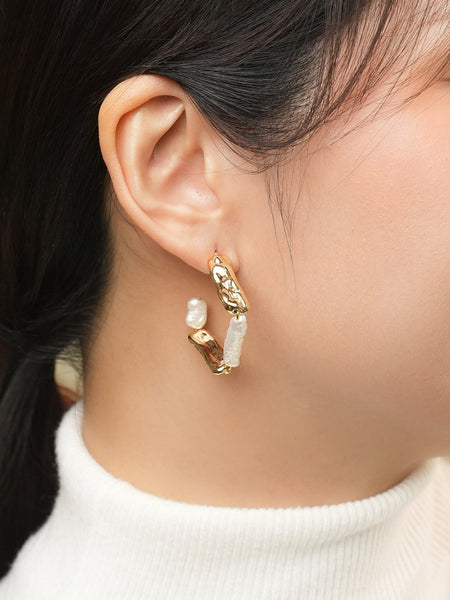 Eleanor Gold Weave Earrings