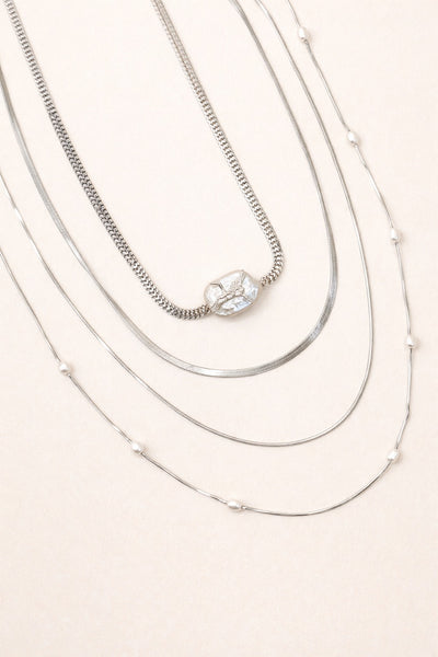 Elia Necklace Silver