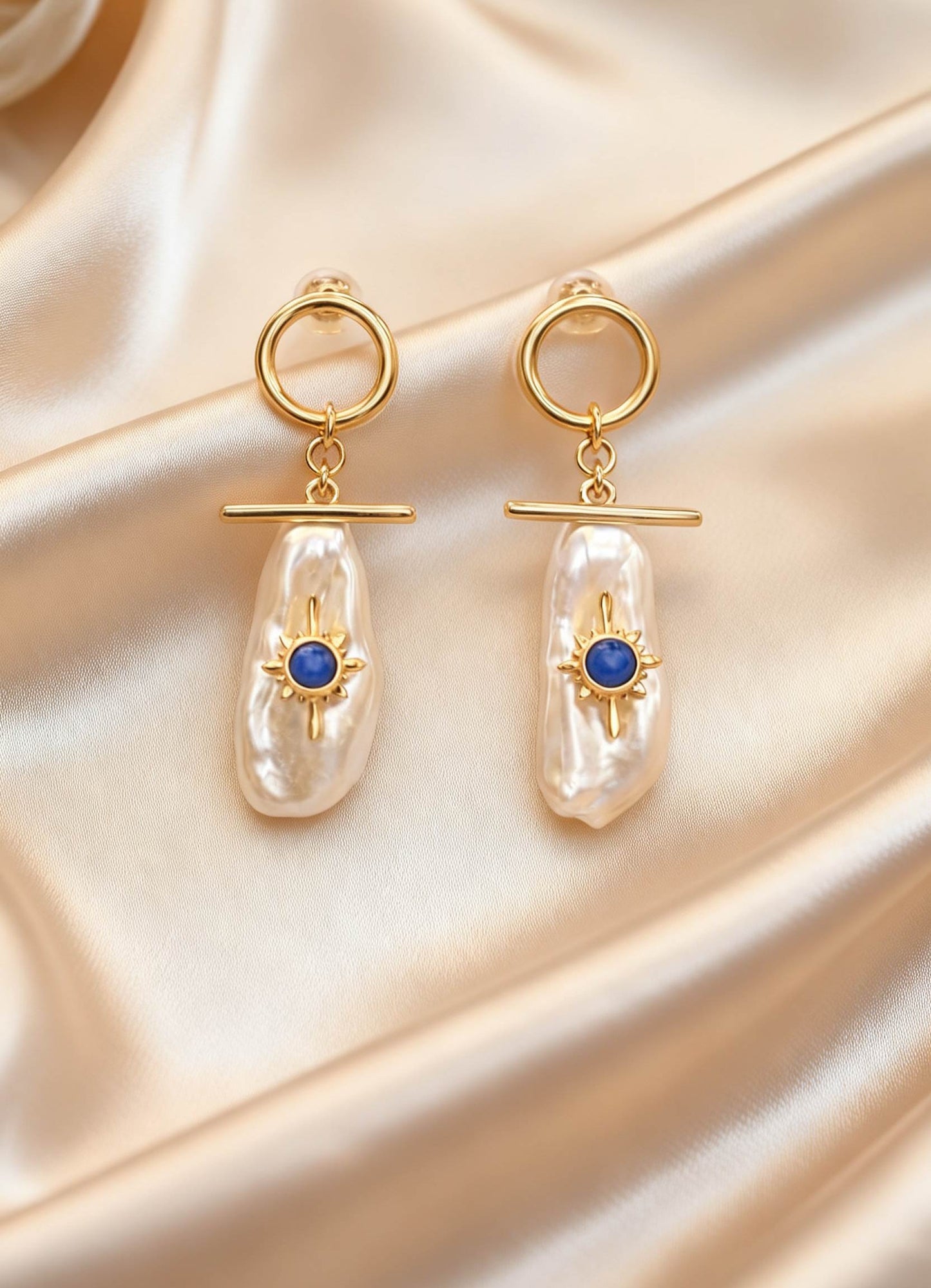 Eloise Earrings Blue