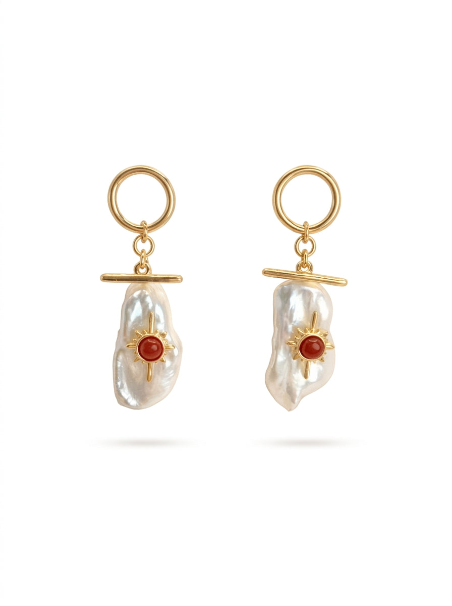 Eloise Earrings Orange