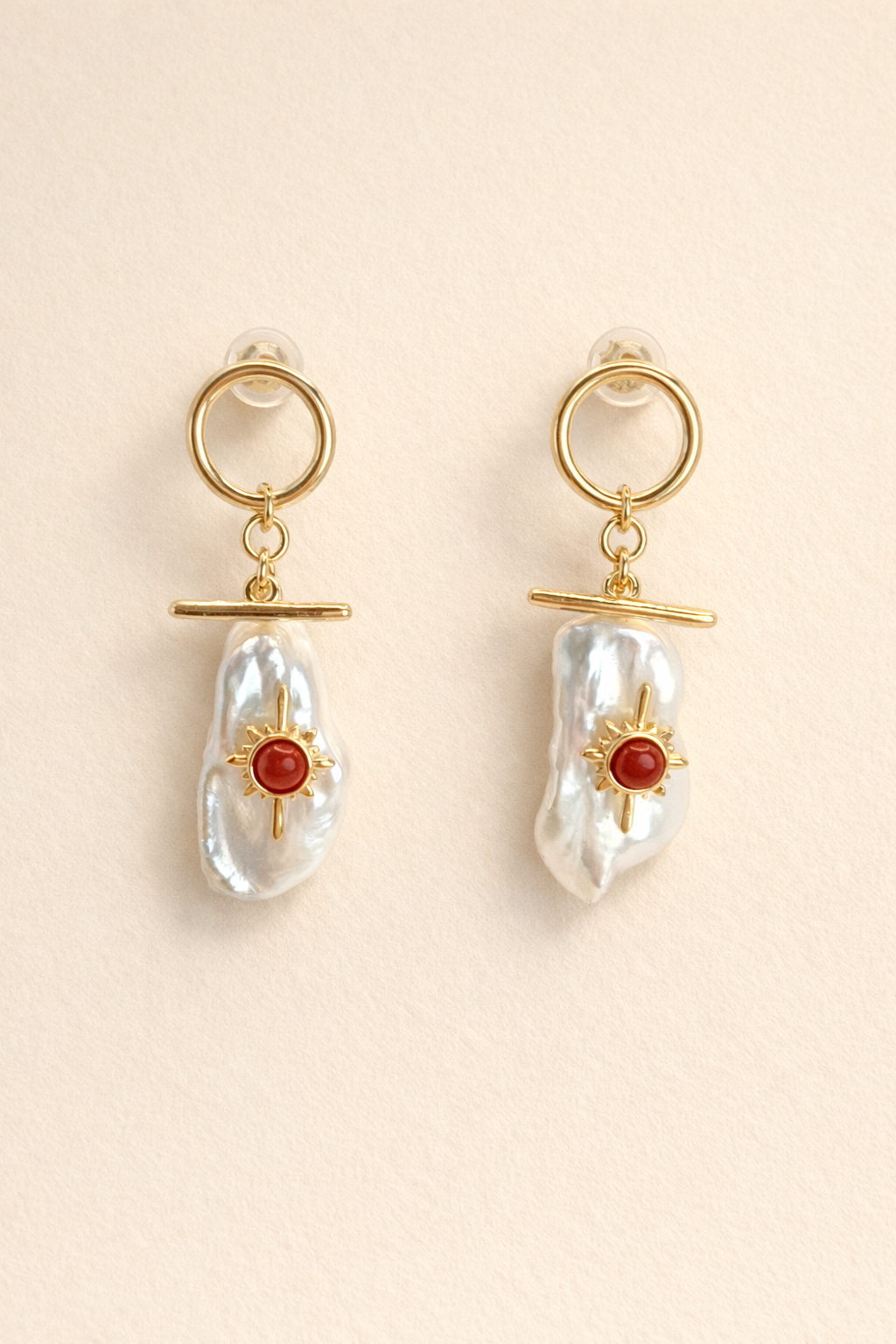 Eloise Earrings Orange