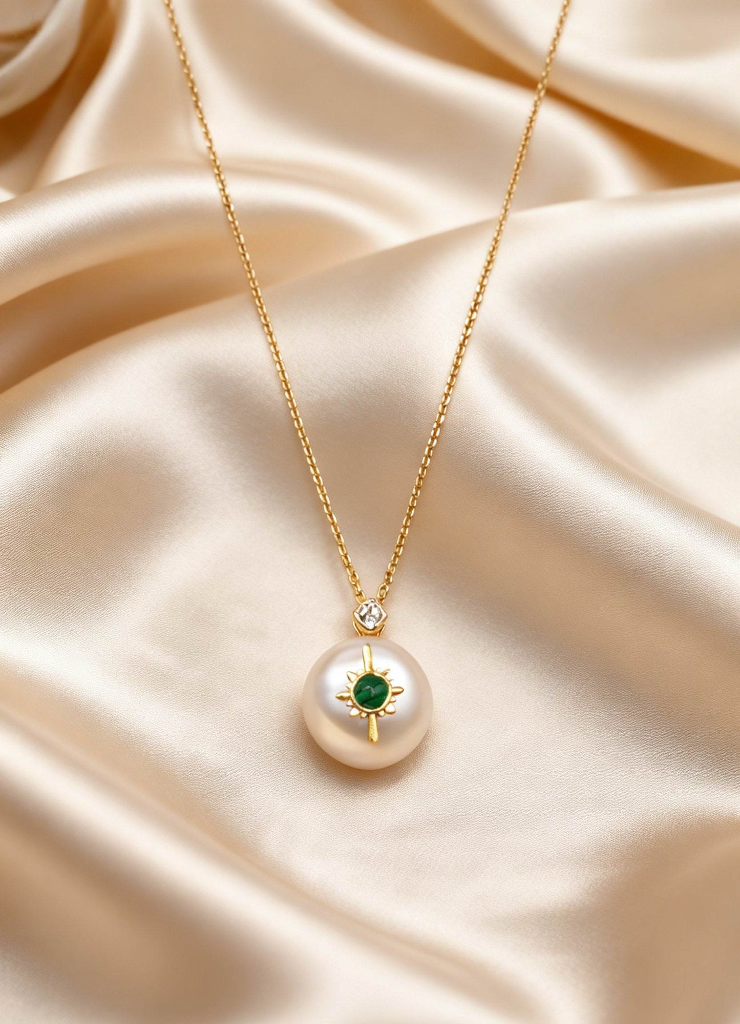 Eloise Necklace Green