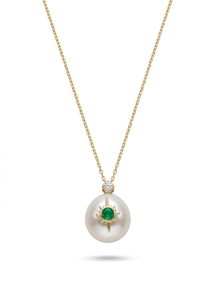 Eloise Necklace Green