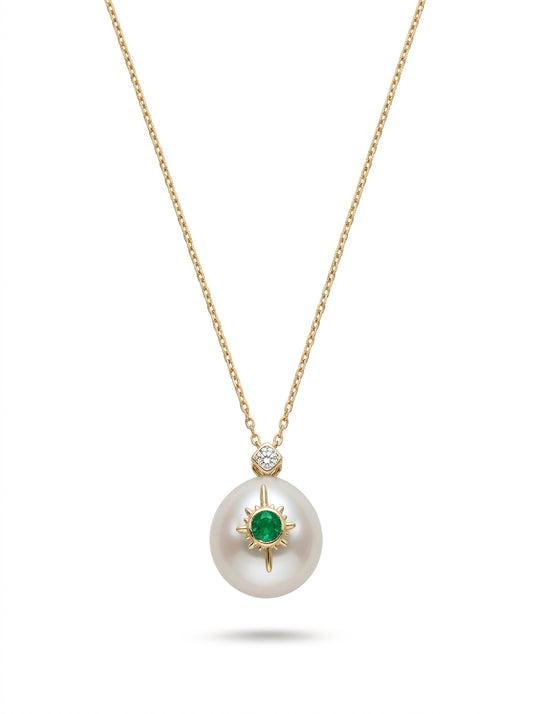 Eloise Necklace Green