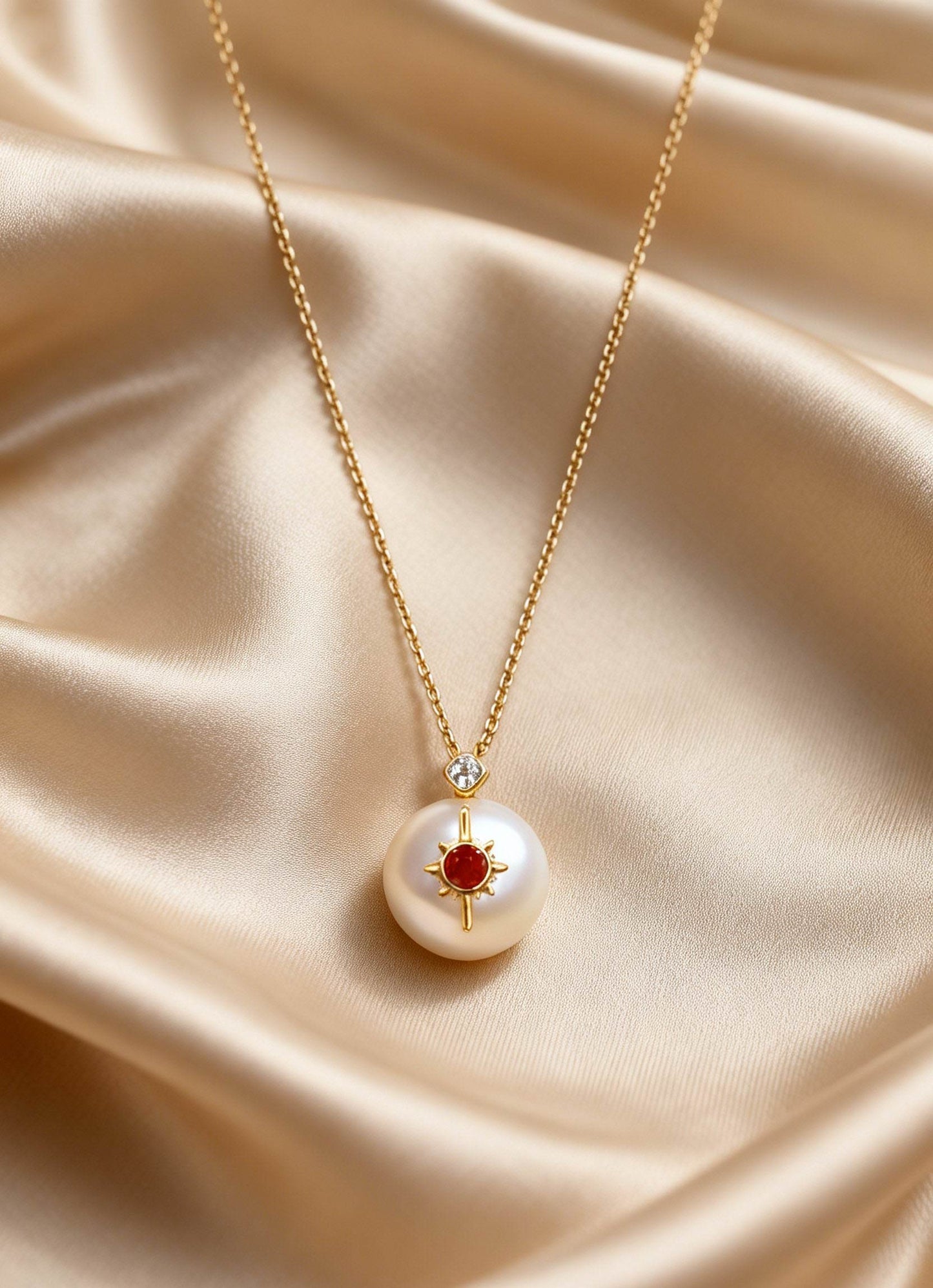 Eloise Necklace Red