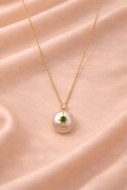 Eloise Necklace Green