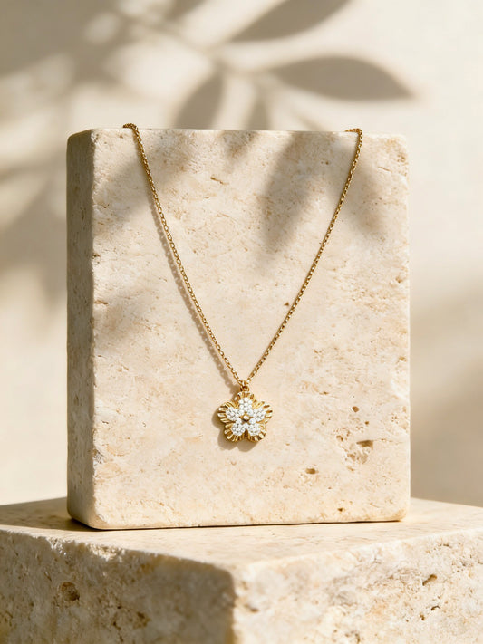 Flora Necklace Gold