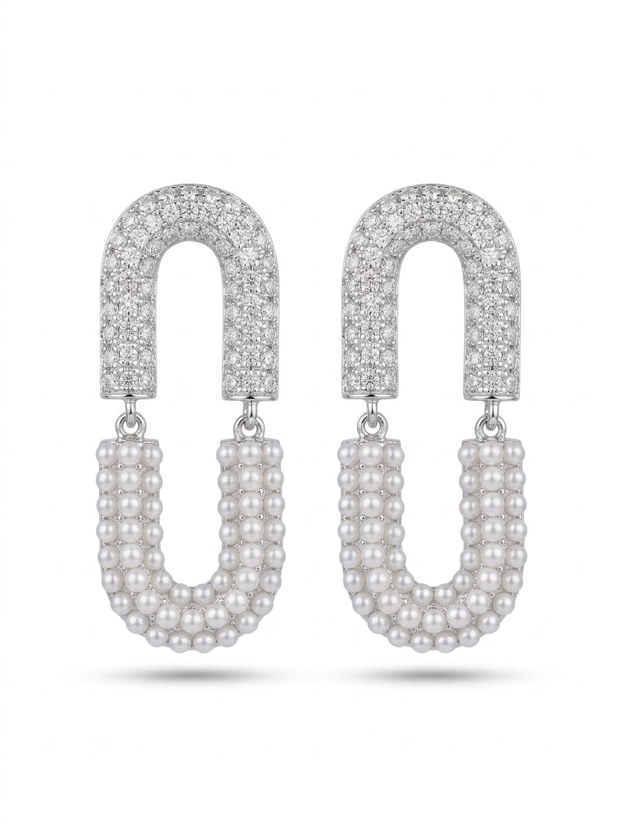 Genza Studs Silver